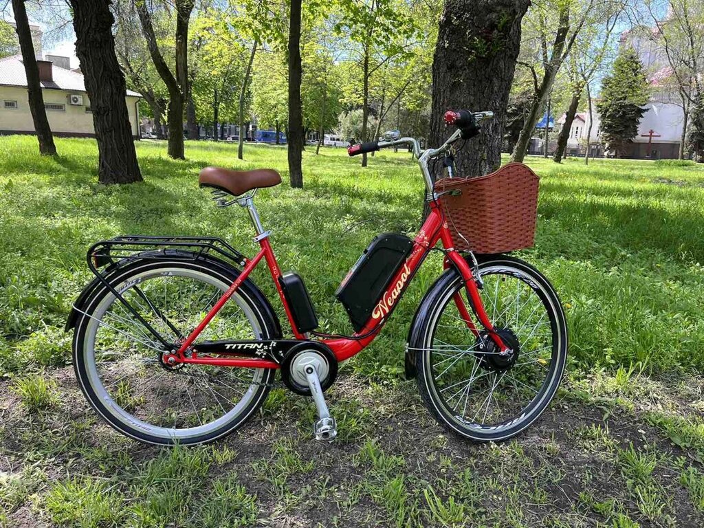 Електровелосипед Titan Neapol (red) від компанії instrade - фото 1