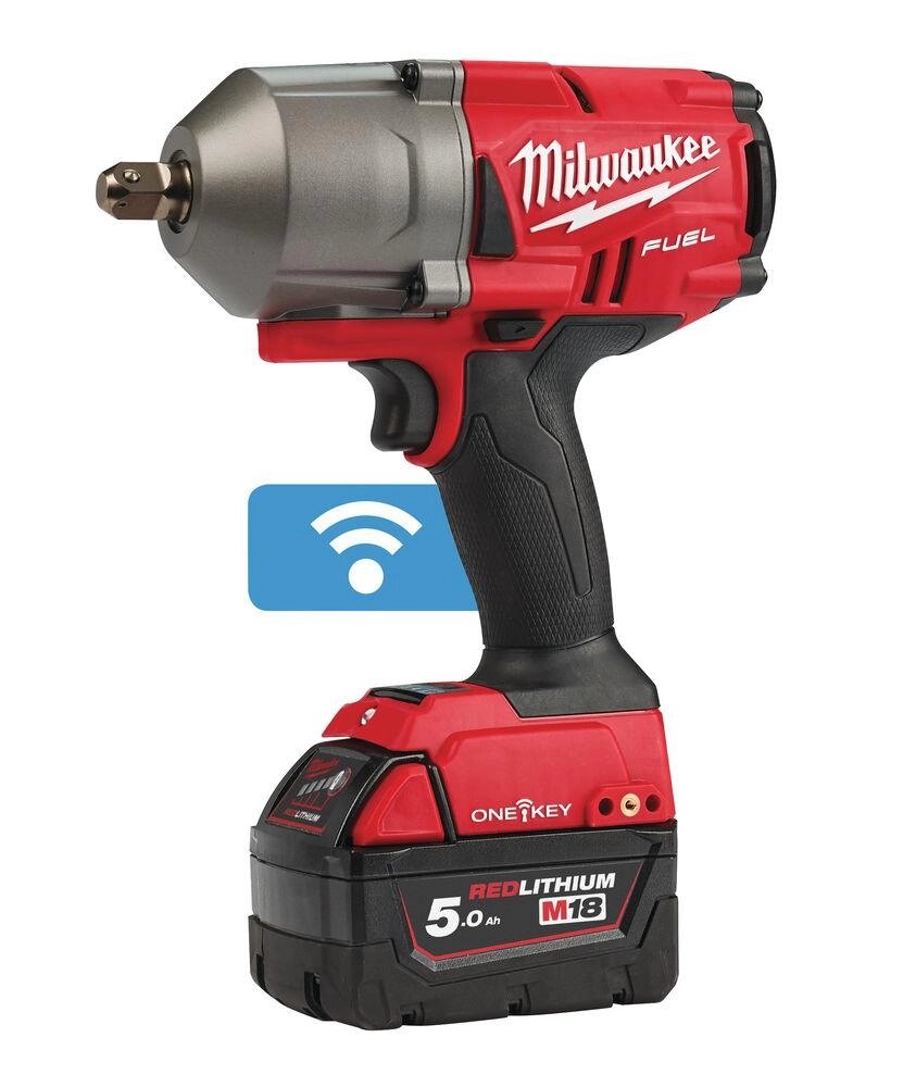 Гайковерт високомоментний MILWAUKEE 1/2" (1491 Нм) M18 FUEL ONEFHIWP12-502X ONE-KEY від компанії Василь Комар - фото 1