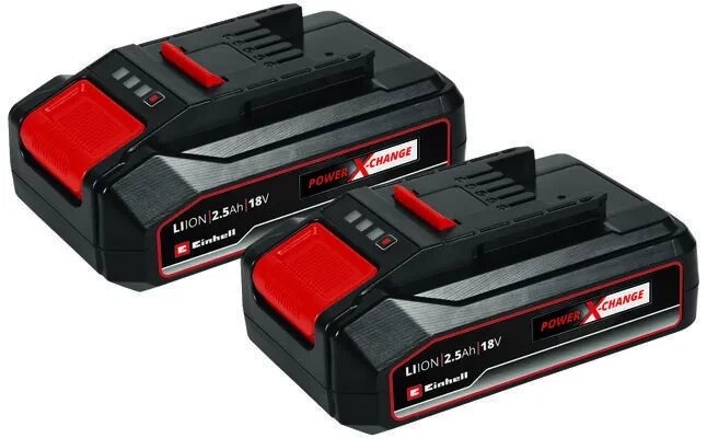 Комплект акумуляторів Einhell X-Change PXC-Twinpack 2.5 Ah від компанії instrade - фото 1