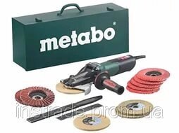 Кутова шліфмашина Metabo WEVF 10-125 Quick Inox Set + набір аксесуарів від компанії Василь Комар - фото 1