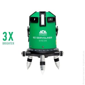 Лазерный уровень ADA 6D servoliner green