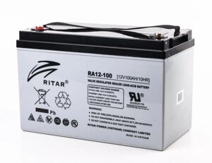 Акумуляторна батарея Ritar RA12-100 (12 В 100 А·год)