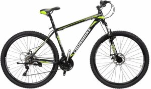 Велосипед CrossBike Leader 17" 27.5" 2021 Black-yellow