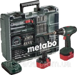 Шуруповерт METABO BS 12 NiCd (набір аксесуарів, 74шт) 602194880