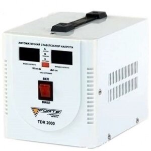Стабілізатор тиску релівного типу FORTE TDR-2000VA