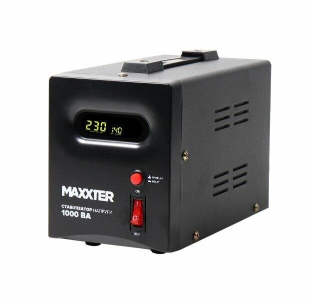 Релейний стабілізатор напруги Maxxter MX-AVR-S1000-01 (1000VA) від компанії instrade - фото 1