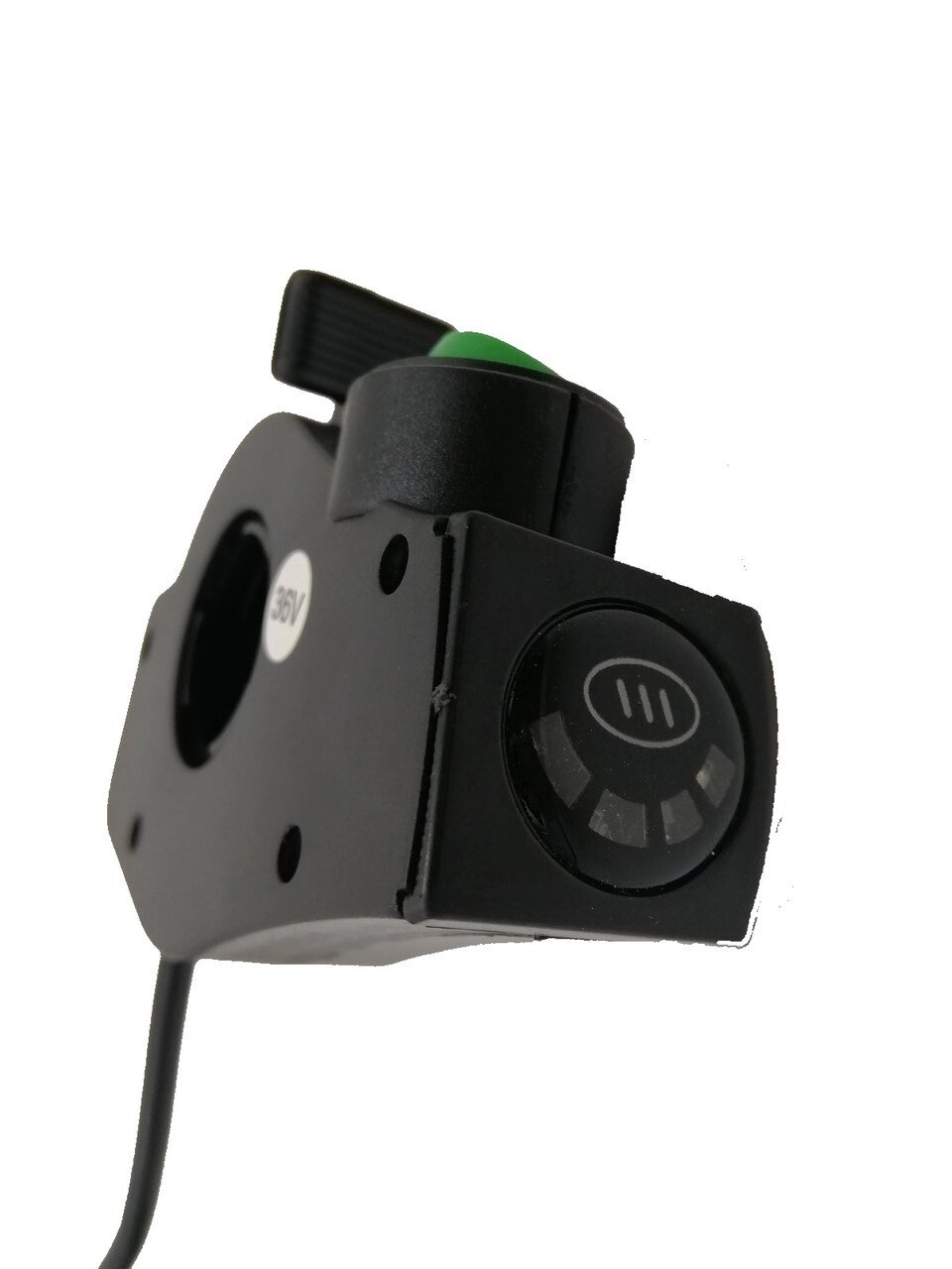 Ручка газу Instrade "курок" — індикатор заряду та кнопкою без фіксації 36V від компанії instrade - фото 1