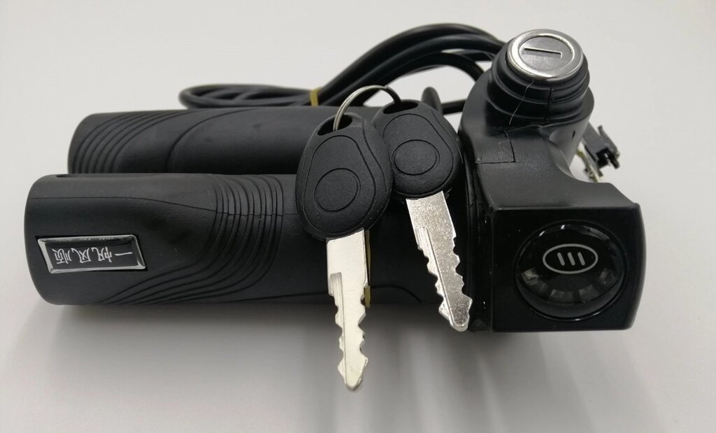 Скутерна ручка газу Instrade із замком запалювання індикатор заряду 48V від компанії instrade - фото 1