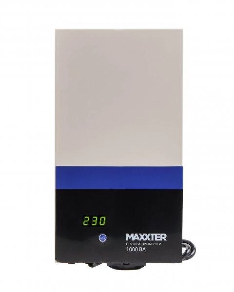 Стабілізатор напруги Maxxter MX-AVR-DW1000-01 від компанії instrade - фото 1