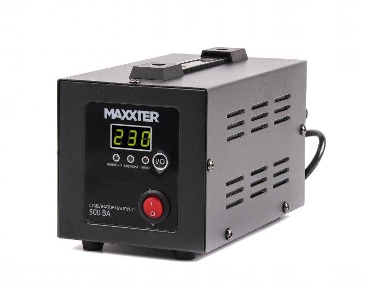 Стабілізатор напруги Maxxter MX-AVR-E500-01 від компанії instrade - фото 1