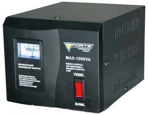 Стабілізатор тиску релівного типу FORTE MAX-1000VA NEW від компанії Василь Комар - фото 1