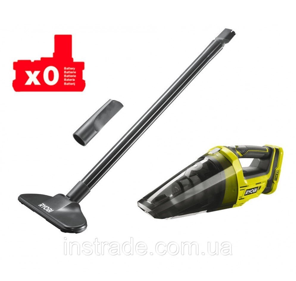 Тип пилосмока ручний Ryobi R18HVF-0 ONE+ від компанії instrade - фото 1