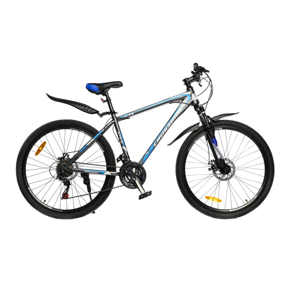 Велосипед CrossBike 27,5" Racer Рама-19" gray-blue від компанії instrade - фото 1