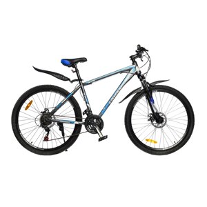 Велосипед CrossBike 27,5" Racer Рама-19" gray-blue