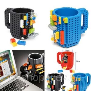 Чашка з конструктором Lego (4 кольори