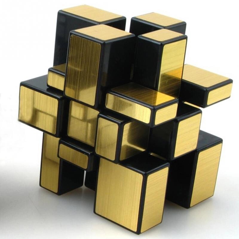 Дзеркальний кубик 3х3 (золото) від компанії ІНТЕРНЕТ МАГАЗИН * ТВ-ШОП * - фото 1
