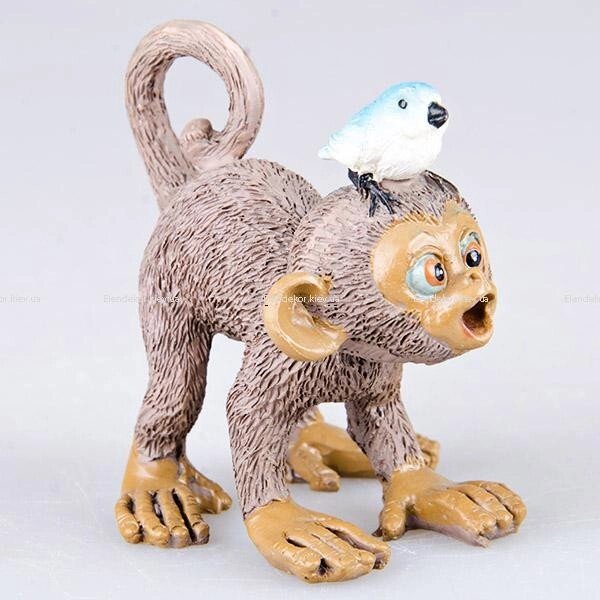 Фігурка Мавпочка з пташкою від компанії ІНТЕРНЕТ МАГАЗИН * ТВ-ШОП * - фото 1