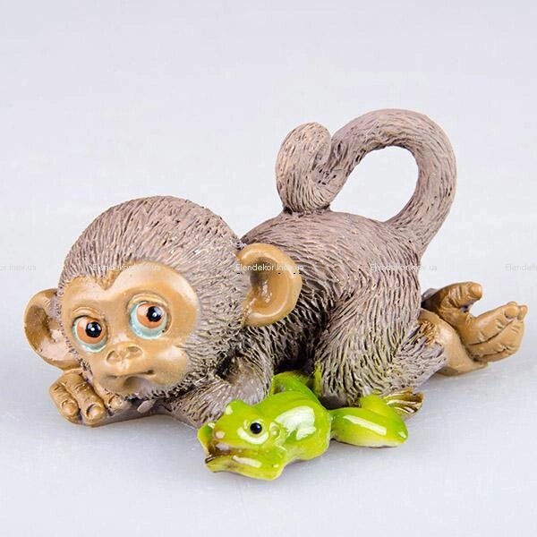 Фігурка Мавпочка з жабеням від компанії ІНТЕРНЕТ МАГАЗИН * ТВ-ШОП * - фото 1