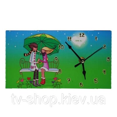 Годинник Love is ...Під парасолькою від компанії ІНТЕРНЕТ МАГАЗИН * ТВ-ШОП * - фото 1