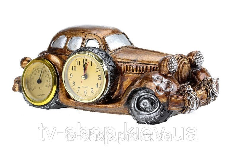 Годинник-термометр "Автомобіль" від компанії ІНТЕРНЕТ МАГАЗИН * ТВ-ШОП * - фото 1