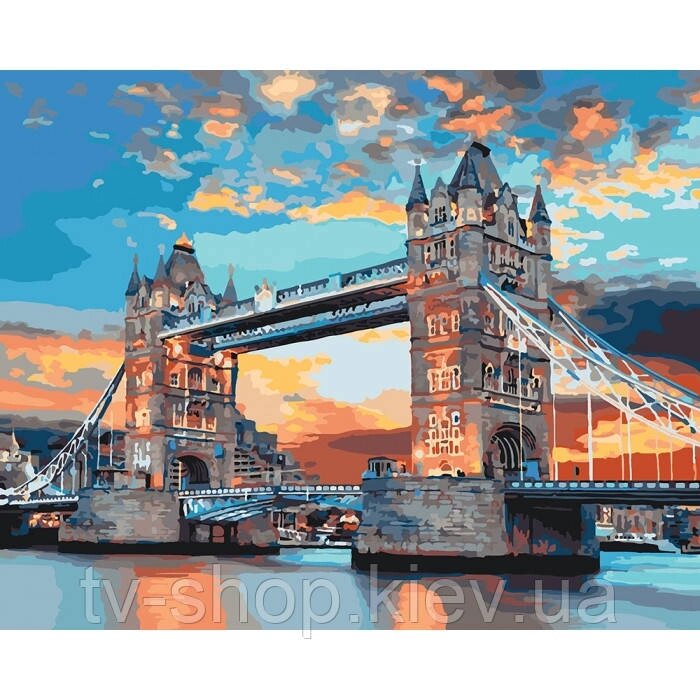 Картина за номерами "Лондонський міст" , 50 x 40 см від компанії ІНТЕРНЕТ МАГАЗИН * ТВ-ШОП * - фото 1