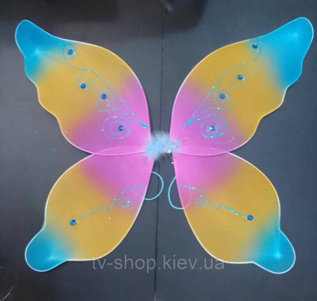Крила карнавальні Метелик кольорова від компанії ІНТЕРНЕТ МАГАЗИН * ТВ-ШОП * - фото 1