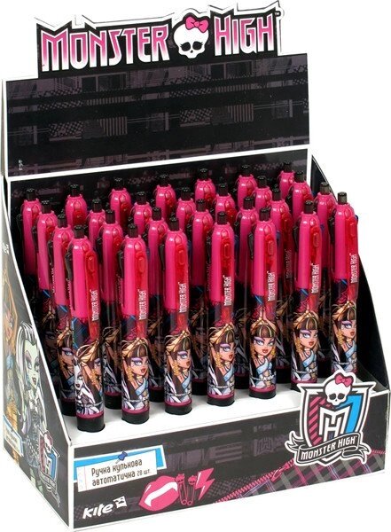 Кулькова ручка-автомат 4-х кольорова Monster High від компанії ІНТЕРНЕТ МАГАЗИН * ТВ-ШОП * - фото 1