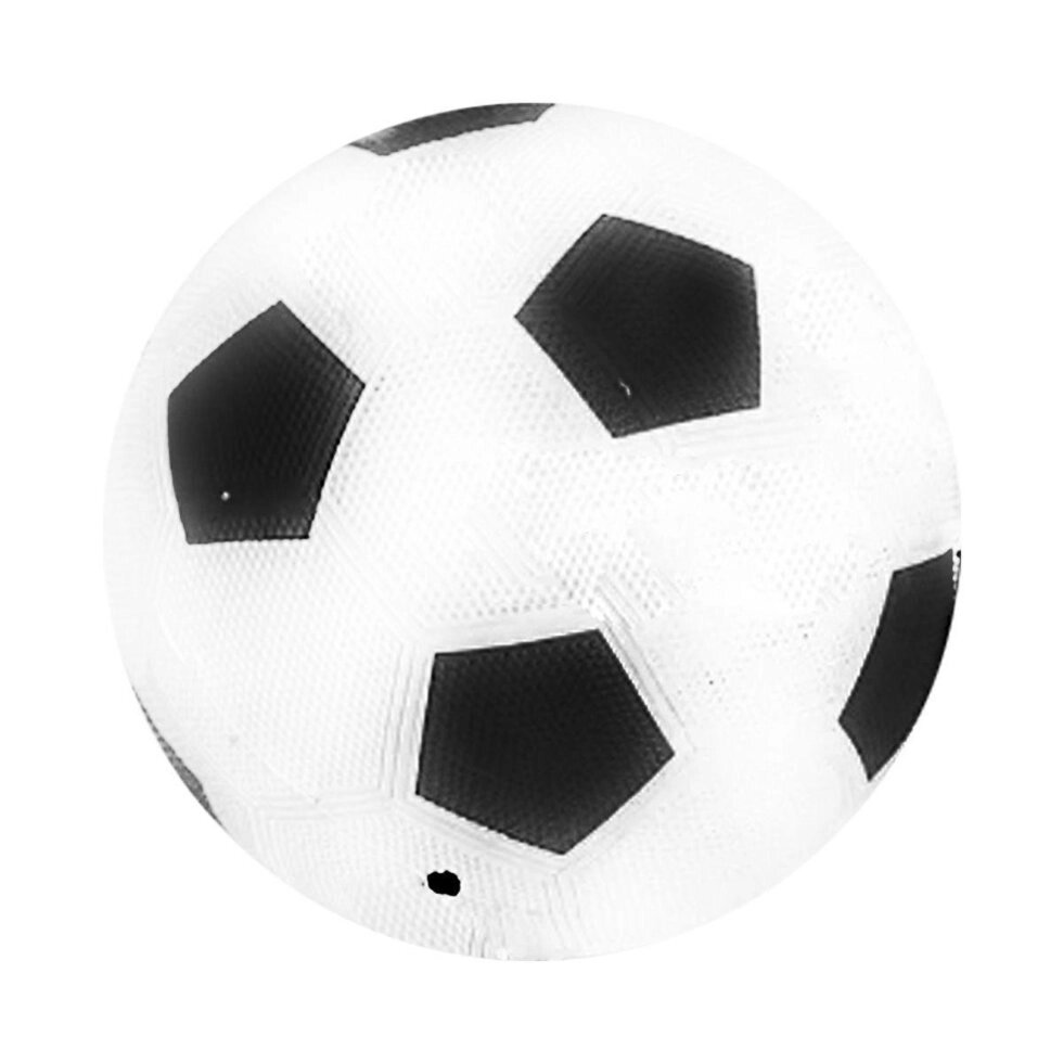 М'яч футбольний біло-чорний, розмір №5 від компанії ІНТЕРНЕТ МАГАЗИН * ТВ-ШОП * - фото 1