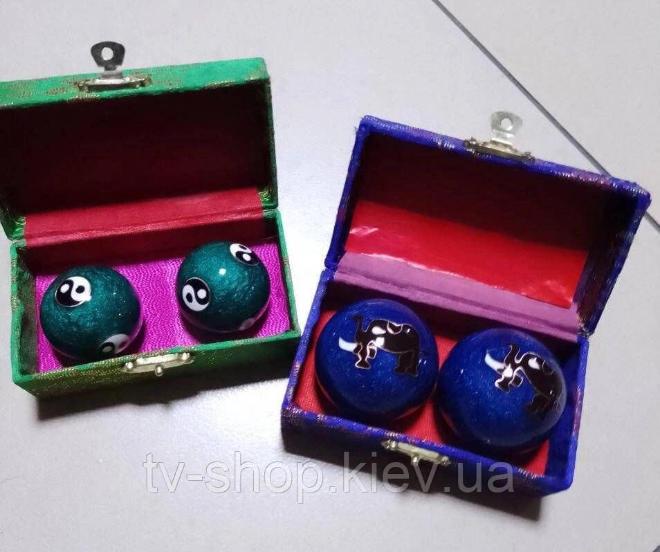 Масажні кульки Баодинга в емалі Подвійне щастя від компанії ІНТЕРНЕТ МАГАЗИН * ТВ-ШОП * - фото 1