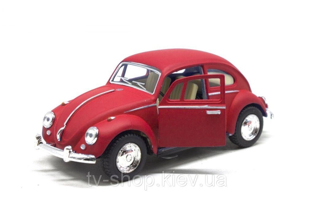 Машинка KINSMART "Volkswagen Beetle", червона від компанії ІНТЕРНЕТ МАГАЗИН * ТВ-ШОП * - фото 1