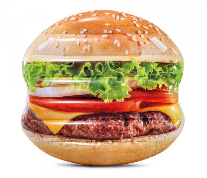 Матрац надувний "Гамбургер" Intex від компанії ІНТЕРНЕТ МАГАЗИН * ТВ-ШОП * - фото 1
