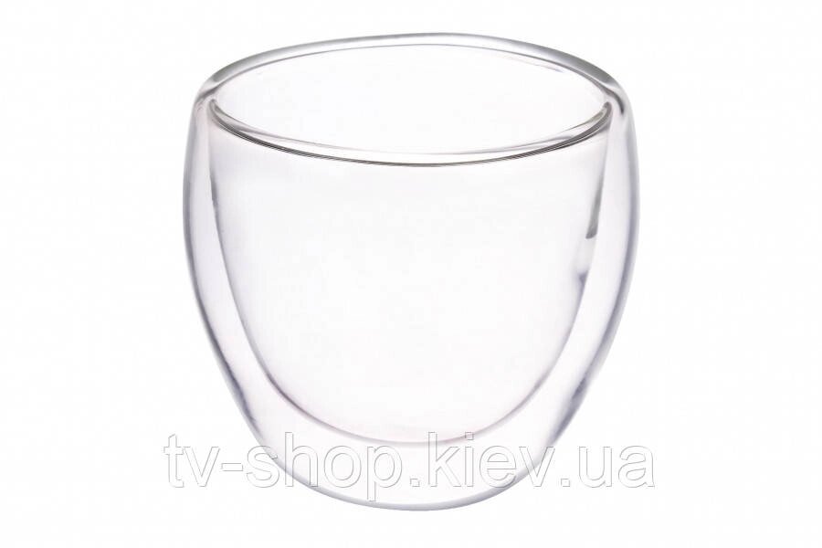 Набір склянок із подвійними стінками ЕСПРЕСО, 80ml від компанії ІНТЕРНЕТ МАГАЗИН * ТВ-ШОП * - фото 1