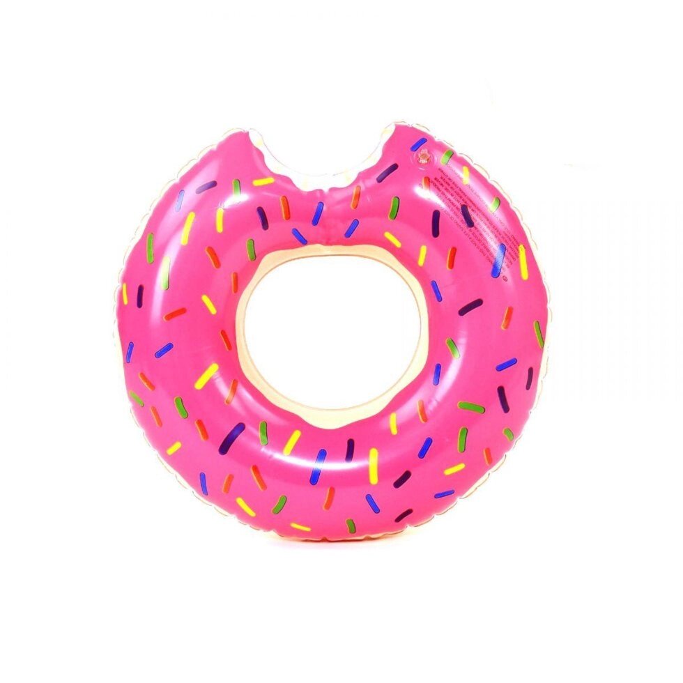 Надувний круг Пончик рожевий ,60 див. від компанії ІНТЕРНЕТ МАГАЗИН * ТВ-ШОП * - фото 1