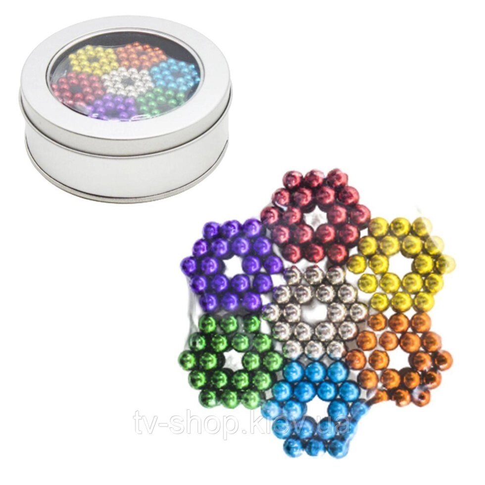 Неокуб Квіточка 252 магнітних кульок (кольоровий) від компанії ІНТЕРНЕТ МАГАЗИН * ТВ-ШОП * - фото 1