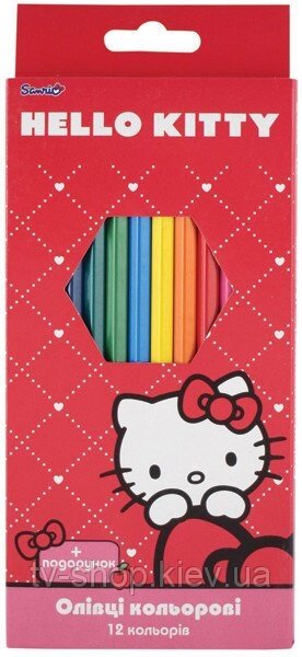 Олівці кольорові Hello Kitty, Princess,Toy Story,12 кольорів від компанії ІНТЕРНЕТ МАГАЗИН * ТВ-ШОП * - фото 1