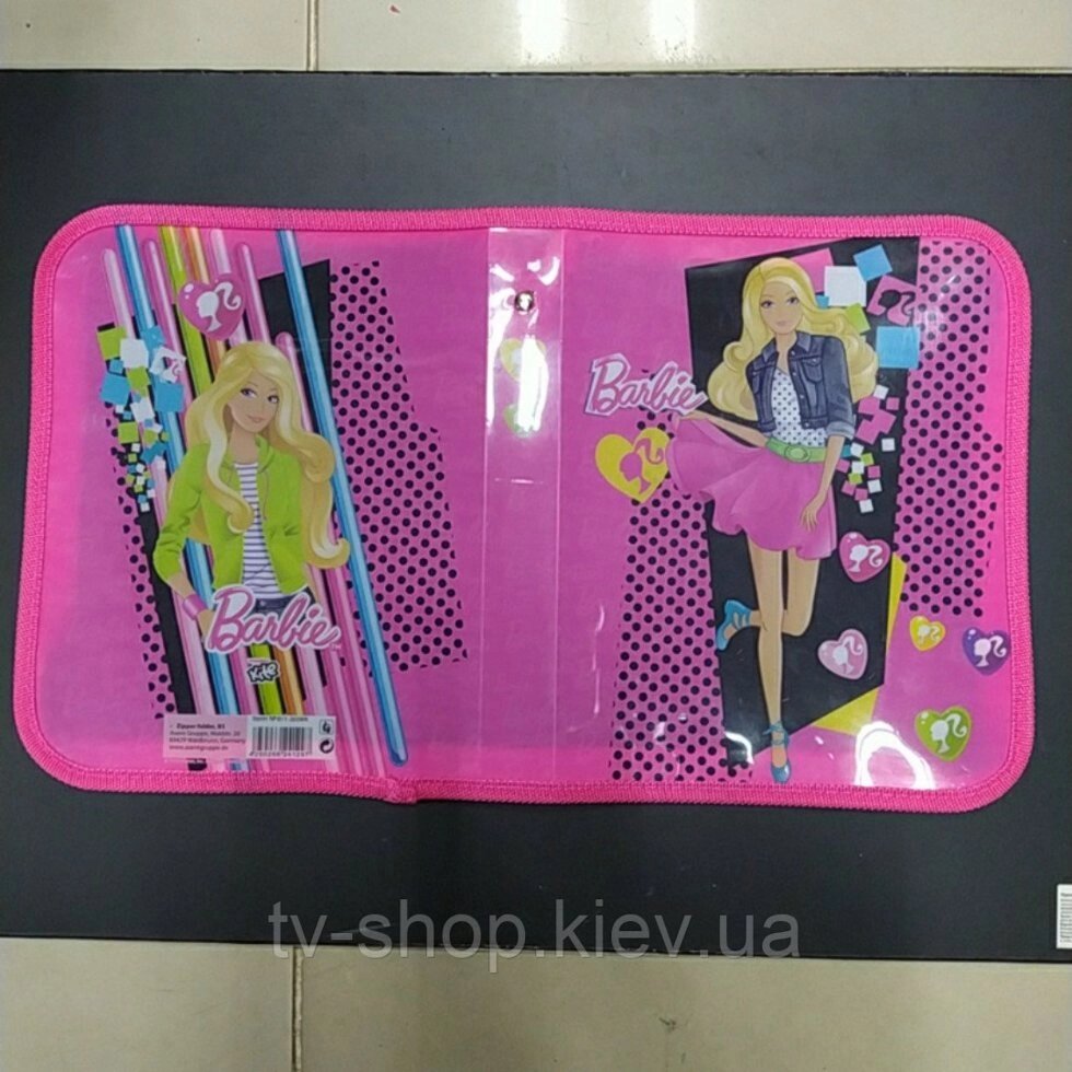 Папка на блискавці В5 Barbie від компанії ІНТЕРНЕТ МАГАЗИН * ТВ-ШОП * - фото 1