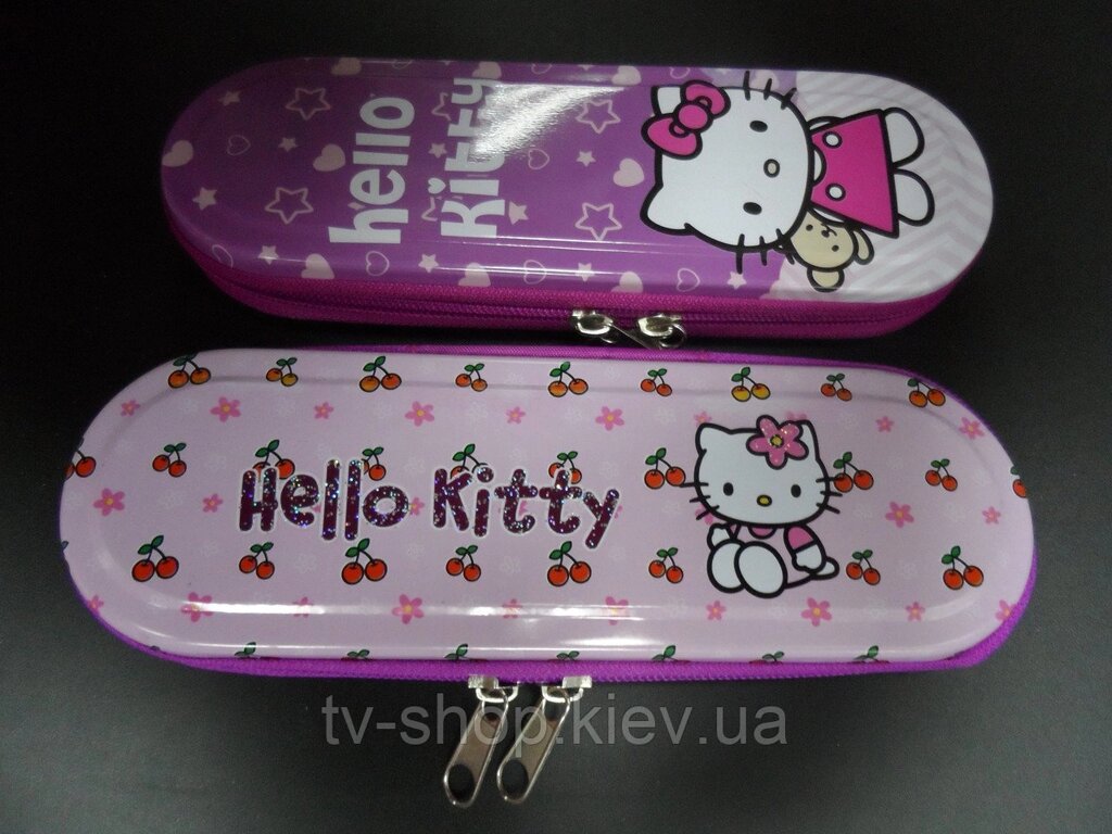 Пенал метал Hello Kitty (2 види) від компанії ІНТЕРНЕТ МАГАЗИН * ТВ-ШОП * - фото 1