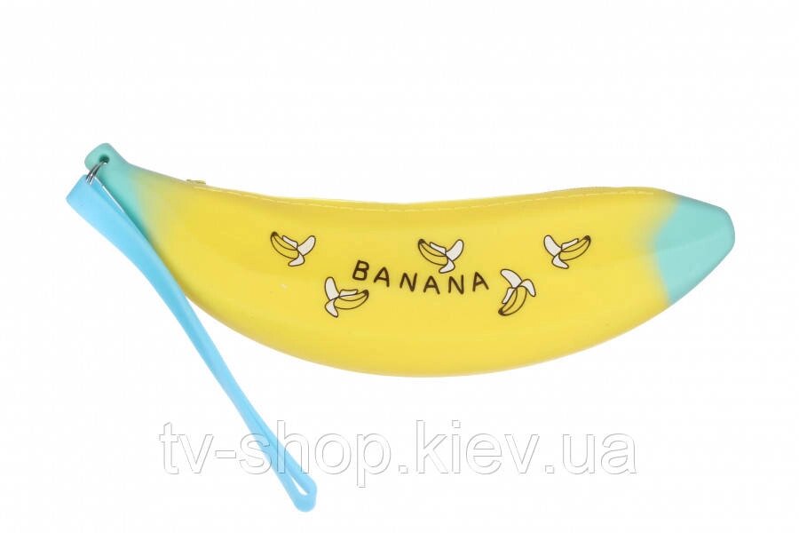 Пенал силіконовий Банан (3 кольори) від компанії ІНТЕРНЕТ МАГАЗИН * ТВ-ШОП * - фото 1