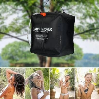 Переносний душ Shower Bag 40 л (для кемпінгу та дачі) від компанії ІНТЕРНЕТ МАГАЗИН * ТВ-ШОП * - фото 1