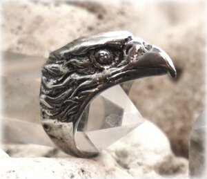 Перстень Boho нержавеющая сталь размер 20 - 22 Орёл