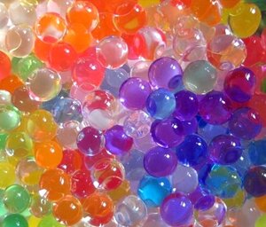Гідрогельні кульки кольорові