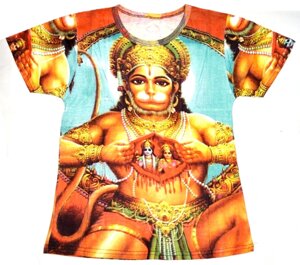 T -сорочка жінки з коротким рукавом Hanuman Green