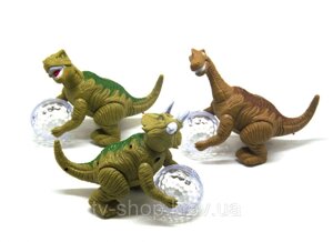 Інтерактивний динозавр (ходить, гарчить і світиться)
