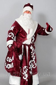 Карнавальний костюм Дід Мороз (оксамит)
