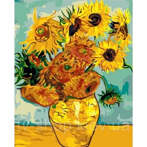 Картина за номерами "Соняшники Ван Гог" Ідейка, 50 x 40 см