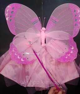 Крила з спідницею Метелик (яскраво рожевий)