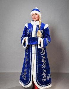 Карнавальний костюм Снігуронька казкова (оксамит)
