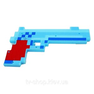 Пістолет Minecraft/Майнкрафт зі звуковими та світловими ефектами, 26 см