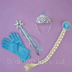 Набір карнавальний із рукавичками Ельза "Холодне серце"