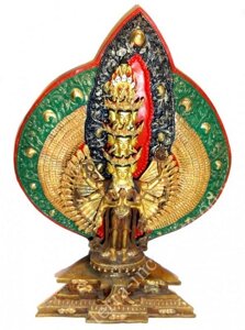 Статуетка з позолотою Непалу Авалокіташвар